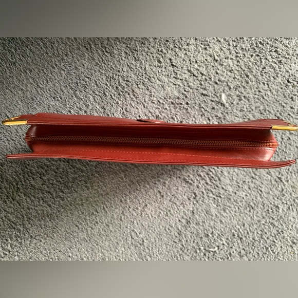 CARTIER Burgundy Vintage Clutch - Picture 16 of 16